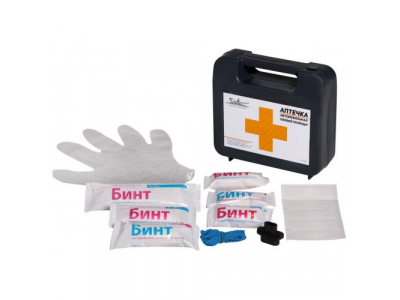 Аптечка автомобильная СПАС в пластиковом футляре AIRLINE