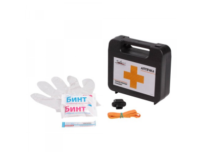 Аптечка первой помощи в машину, пласт. футляр от Airline Аптечка первой помощи в машину, пласт. футляр