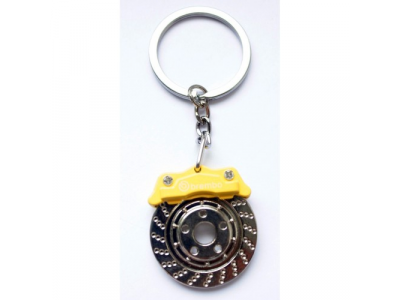 Брелок Тормозной диск с суппортом желтый от AVG Брелок Тормозной диск с суппортом желтый