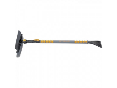 Щетка-сметка для снега со скребком телескопическая 900 - 1300 мм // STELS