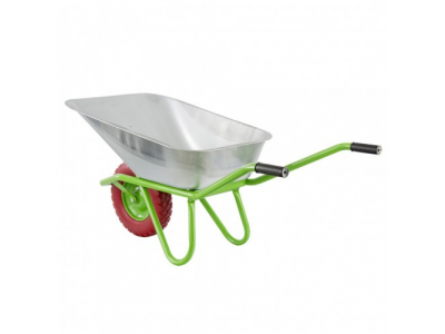 Тачка садово-строительная с PU колесом, грузоподъемность 180 кг, объем 90 л Сибртех от СИБРТЕХ Тачка садово-строительная с PU колесом, грузоподъемность 180 кг, объем 90 л Сибртех