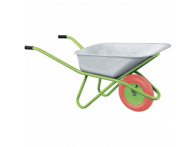 Тачка садово-строительная с PU колесом, грузоподъемность 180 кг, объем 90 л Сибртех от СИБРТЕХ Тачка садово-строительная с PU колесом, грузоподъемность 180 кг, объем 90 л Сибртех