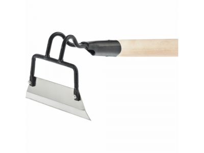 Мотыга из нержавеющей стали 200 х 50 мм с черенком СИБРТЕХ Россия
