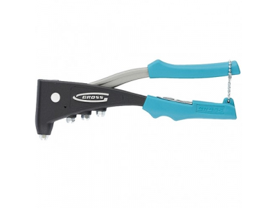 Заклёпочник литой, усиленный, заклёпки 2,4-4,8мм// GROSS от GROSS Заклёпочник литой, усиленный, заклёпки 2,4-4,8мм// GROSS