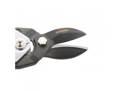 Ножницы по металлу"PIRANHA"усиленные,255 мм,прямой рез,сталь-СrMo,двухкомпонентные рукоятки//GROSS от GROSS Ножницы по металлу"PIRANHA"усиленные,255 мм,прямой рез,сталь-СrMo,двухкомпонентные рукоятки//GROSS