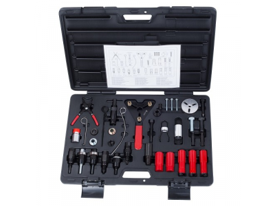 Набор для обслуживания компрессора кондиционера, кейс, 37 предмета, МАСТАК