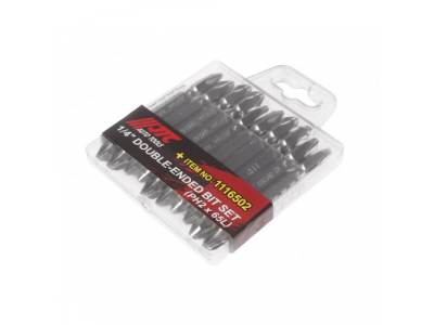 JTC Набор бит 1/4" PHILIPS двусторонних удлиненных 10 предметов JTC