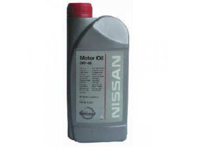 NISSAN 5W-40 SM/CF (1л) моторное масло A3/B4