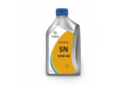 YOKKI SAE 10W40 API SN/CF п/синт. бензин/дизель 1 л