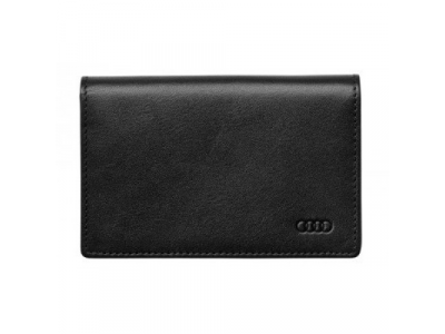 Кожаный футляр для визитных карт Audi Business Card Holder, Black от VAG Кожаный футляр для визитных карт Audi Business Card Holder, Black
