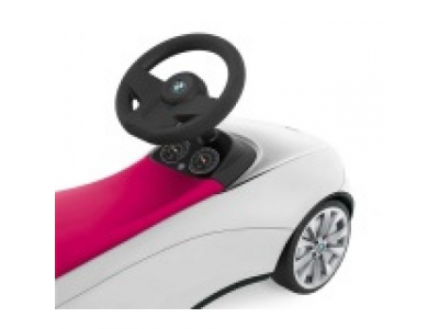 Детский автомобиль BMW Baby Racer III, White / Raspberry Red, 2016, артикул 80932413784