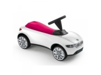 Детский автомобиль BMW Baby Racer III, White / Raspberry Red, 2016, артикул 80932413784