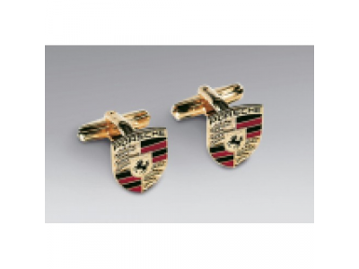Запонки с гербом Porsche Crest Cuff links от VAG Запонки с гербом Porsche Crest Cuff links