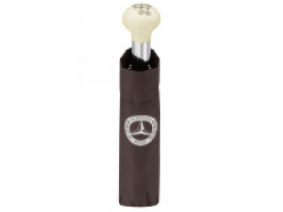 Складной зонт Mercedes 300 SL Compact Umbrella, Brown / Silver, артикул B66041533 от Mercedes Складной зонт Mercedes 300 SL Compact Umbrella, Brown / Silver, артикул B66041533