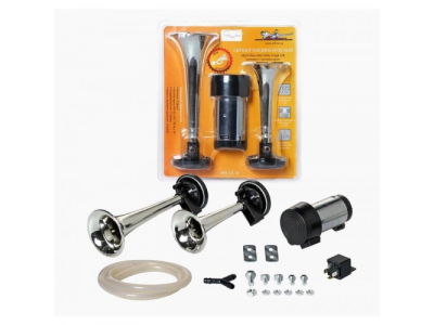 Сигнал звуковой пневматический AIRLINE 12В 160/210мм от Airline Сигнал звуковой пневматический AIRLINE 12В 160/210мм