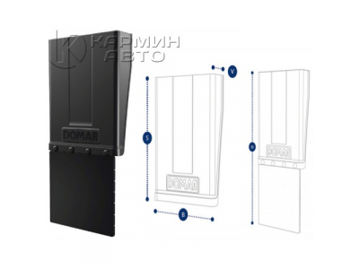 DOMAR dk1224 подкрылок прямой schmitz антиспрей 600950x460x125 брызговик от DOMAR DOMAR dk1224 подкрылок прямой schmitz антиспрей 600950x460x125 брызговик