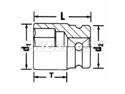 50 IMP 24 Торцовый ключ ударный от STAHLWILLE 50 IMP 24 Торцовый ключ ударный